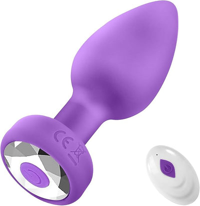 Anal Plug Adult Sex Toy,Adult Sex Toys and Games for Men Women,Wireless Remote Control 10 Frequency Vibration,Small Butt Plug for Female Male Prostate Massage Vibrating Anal Sex Toys for Men,Black