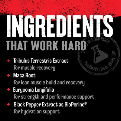 Animal Stak Natural Testosterone Booster for Men with Tribulus & Estrogen Blockers – Hormone Support Supplement for Athletes, 1 Month Supply