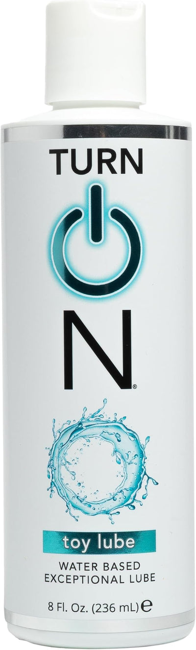 Turn On Strawberry Flavored Personal Lubricant – Water-Based, Sugar-Free Lube for Men, Women & Couples – Condom Safe, Long-Lasting Intimate Gel, 8 fl oz
