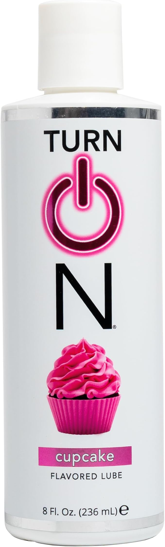 Turn On Strawberry Flavored Personal Lubricant – Water-Based, Sugar-Free Lube for Men, Women & Couples – Condom Safe, Long-Lasting Intimate Gel, 8 fl oz