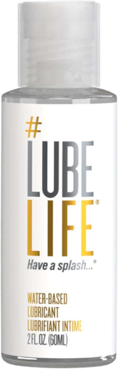 LubeLife Water-Based Lube – Personal Lubricant for Men, Women & Couples, Travel Size, Non-Staining, Easy Clean-Up, Toy-Safe, 8 Fl Oz