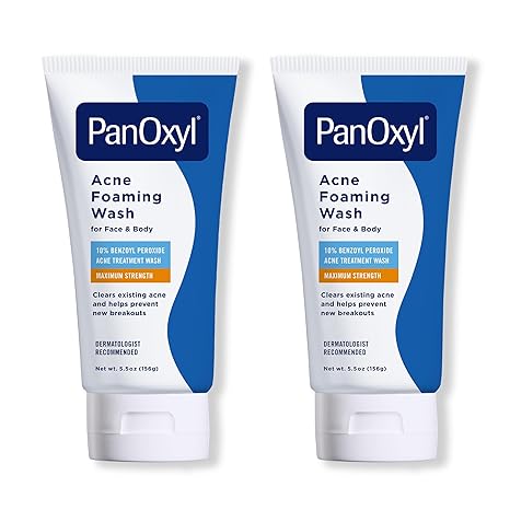 PanOxyl Acne Foaming Wash 10% Benzoyl Peroxide Maximum Strength