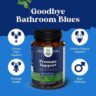 Herbal Prostate Supplement for Men | Pygeum & Saw Palmetto Extract for Urinary Health