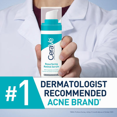 CeraVe Resurfacing Retinol Serum – Post-Acne Marks & Pore Minimizer