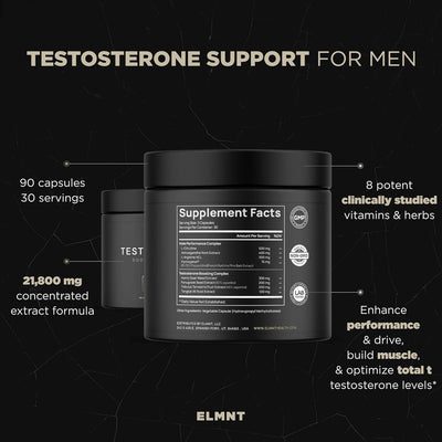 21,800mg Testosterone Booster for Men – 8X Strength Test Supplement with Ashwagandha, Tongkat Ali, Tribulus & Pycnogenol – Male Libido, Energy & Muscle Builder Pills