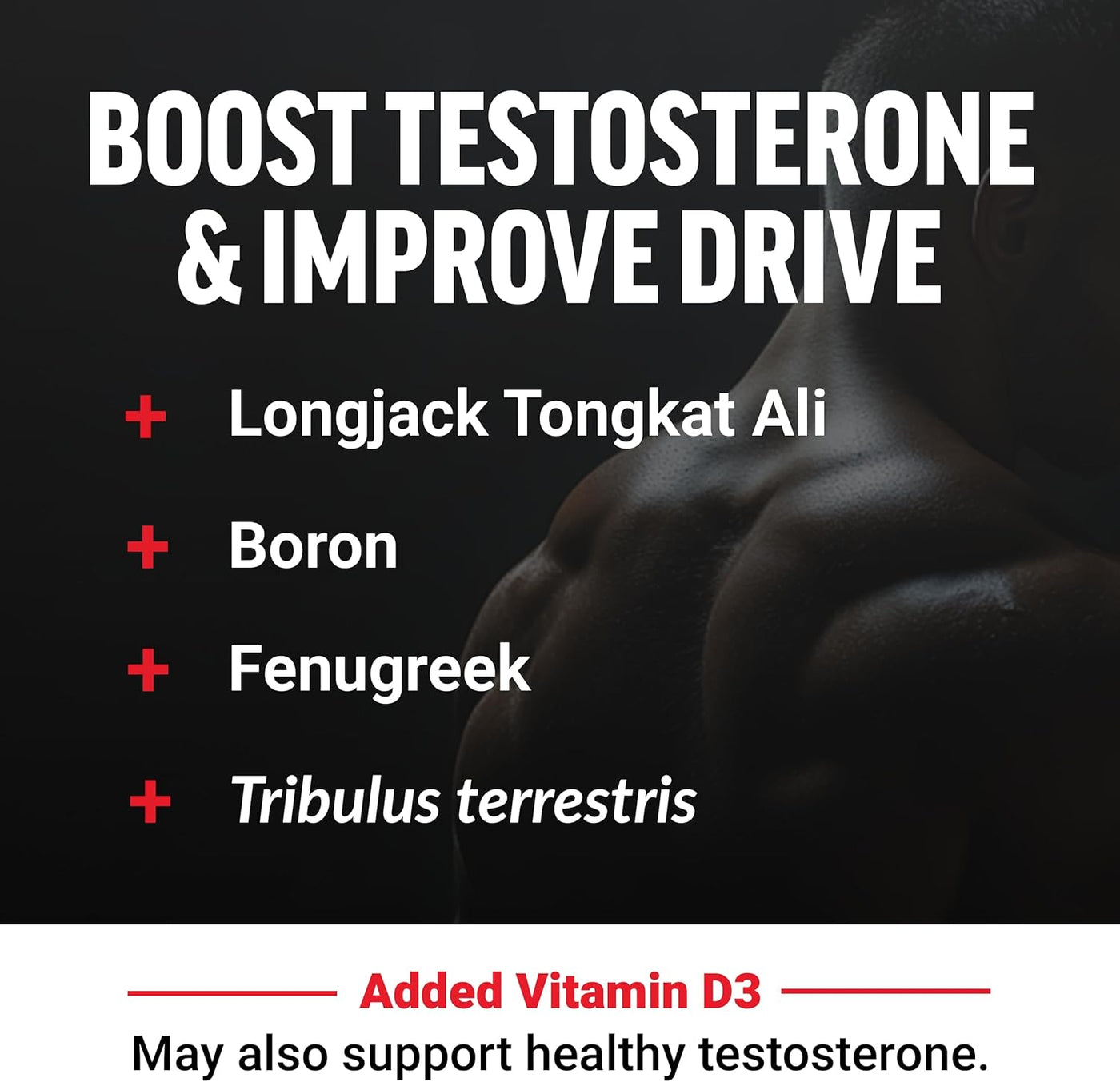 Force Factor Test X180 Gummies Testosterone Booster for Men with Tongkat Ali & Maca – Berry Punch, 60 Gummies