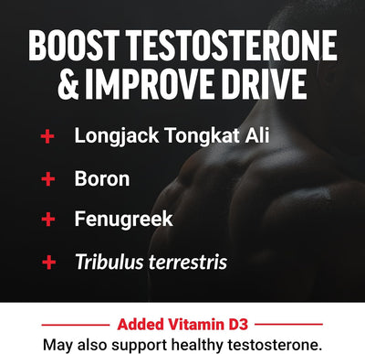 Force Factor Test X180 Gummies Testosterone Booster for Men with Tongkat Ali & Maca – Berry Punch, 60 Gummies