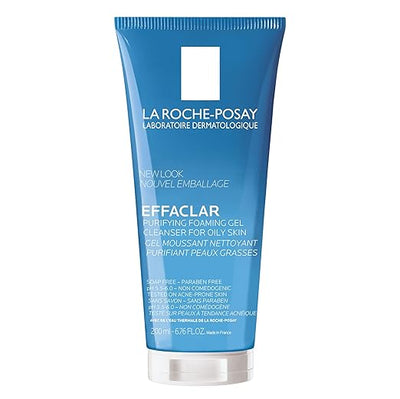 La Roche-Posay Effaclar Foaming Gel Cleanser for Oily Skin – Oil-Free Face Wash