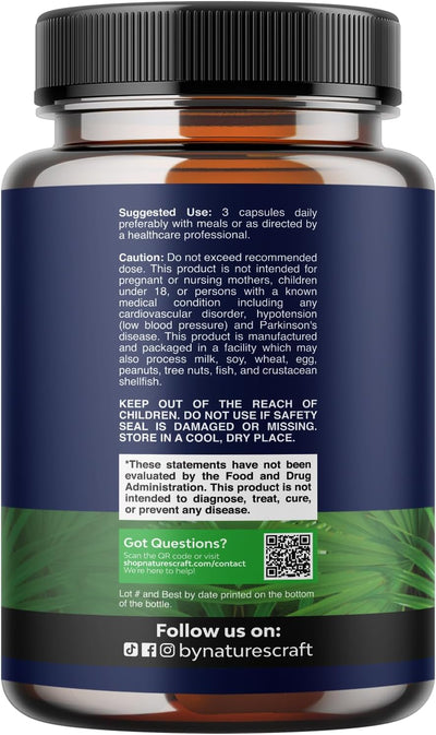 Herbal Prostate Supplement for Men | Pygeum & Saw Palmetto Extract for Urinary Health