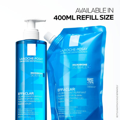 La Roche-Posay Effaclar Foaming Gel Cleanser for Oily Skin – Oil-Free Face Wash