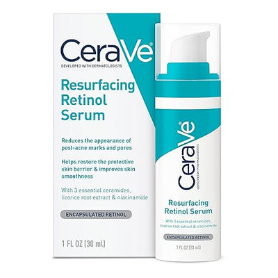 CeraVe Resurfacing Retinol Serum – Post-Acne Marks & Pore Minimizer