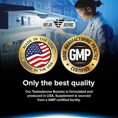 Testosterone Booster for Men – Muscle Growth, Strength, Stamina & Performance Support – 60 Capsules