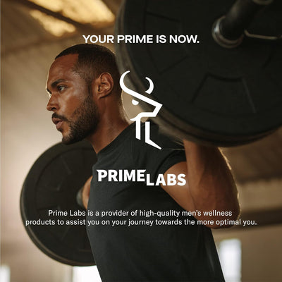 Prime Labs Testosterone Booster for Men – Natural Stamina, Endurance & Strength Supplement | Male Vitality & Performance Support – 60 Caplets