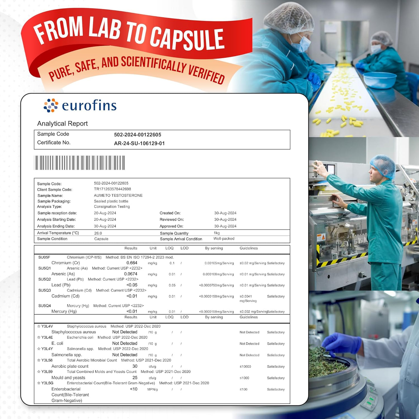 Men’s Vitality & Wellness Support with Tribulus, Tongkat Ali, Maca Root & Vitamin D3 – 90 Capsules