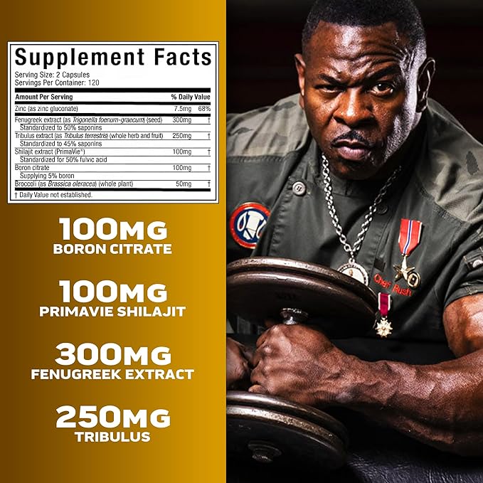 MuscleTech AlphaTest Testosterone Booster for Men – Daily T-Boost Supplement with Tribulus Terrestris & Boron | Muscle Growth, Strength, Stamina & Energy – 240 Capsules