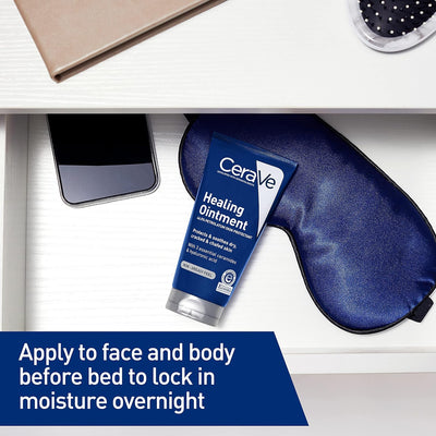 CeraVe Healing Ointment for Dry & Cracked Skin with Hyaluronic Acid & Ceramides, Fragrance-Free, 3 oz