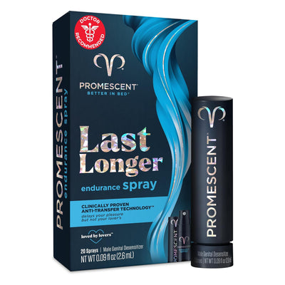 Promescent Desensitizing Delay Spray for Men Clinically Proven to Help You Last Longer in Bed - Better Maximized Sensation + Prolong Climax for Him, 2.6 ml
