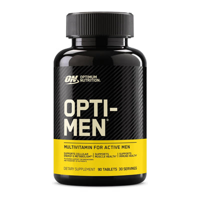 Optimum Nutrition Opti-Men Multivitamin for Men with Vitamin C, D, E, B12 & Zinc – Immune Support, 90 Tablets
