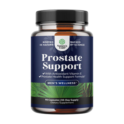 Herbal Prostate Supplement for Men | Pygeum & Saw Palmetto Extract for Urinary Health