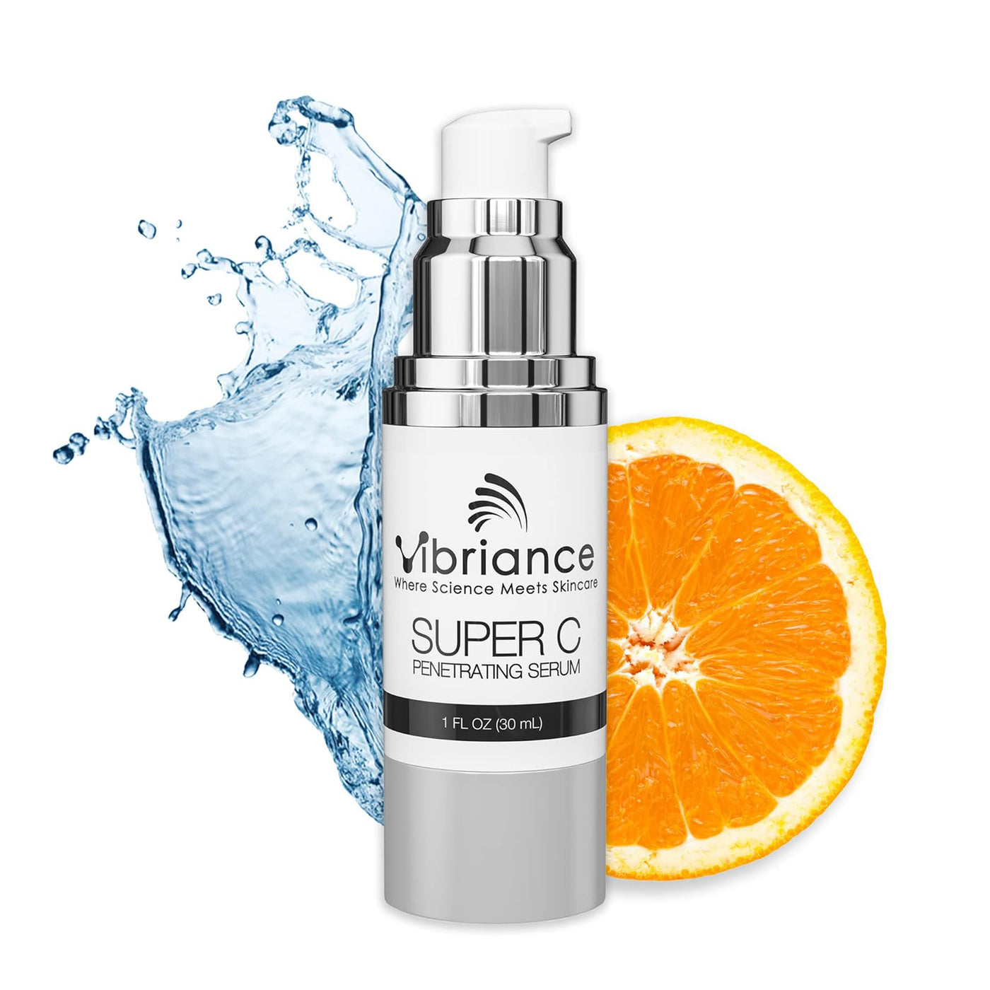 Vibriance Super C Serum for Mature Skin - All-in-One Vitamin Formula Hydrates, Firms, Lifts, Smooths, Targets Age Spots, Wrinkles, 1 fl oz