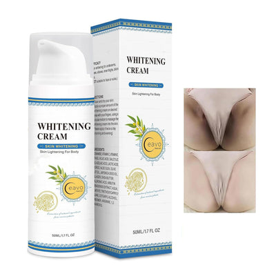 Skin Whitening Cream Bleaching Cream for Body Intimate Area, Private Parts, Underarm, Knees, Elbows, Inner Thigh, Bikini Areas, Bikini Line, Lightening Dark Spot Remover For Intimate Part (1.7FL OZ)