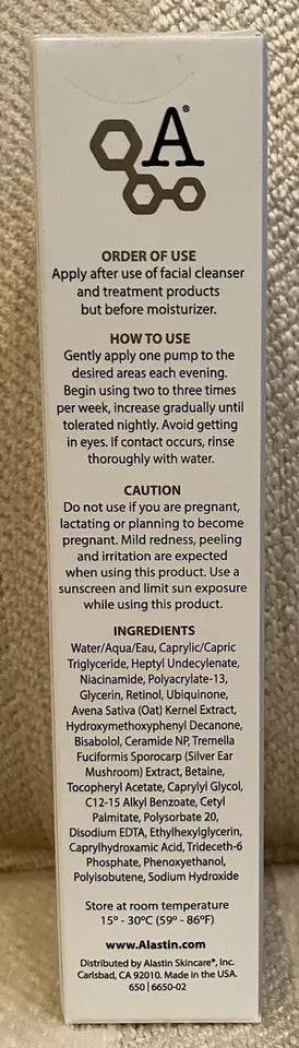 Alastin Skincare Renewal Retinol .5 Full Size 1 Oz New In Sealed Box Authentic